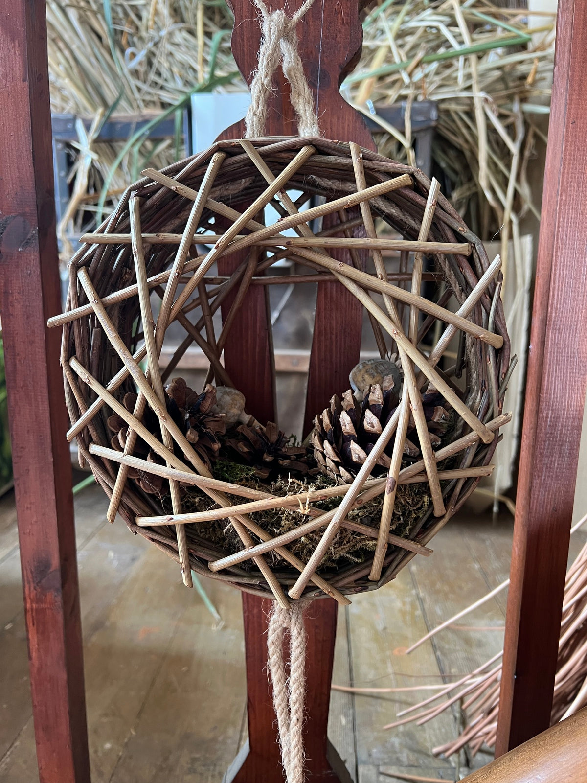 Willow Plant Hanging Basket Half Day Workshop with Joe Gregory