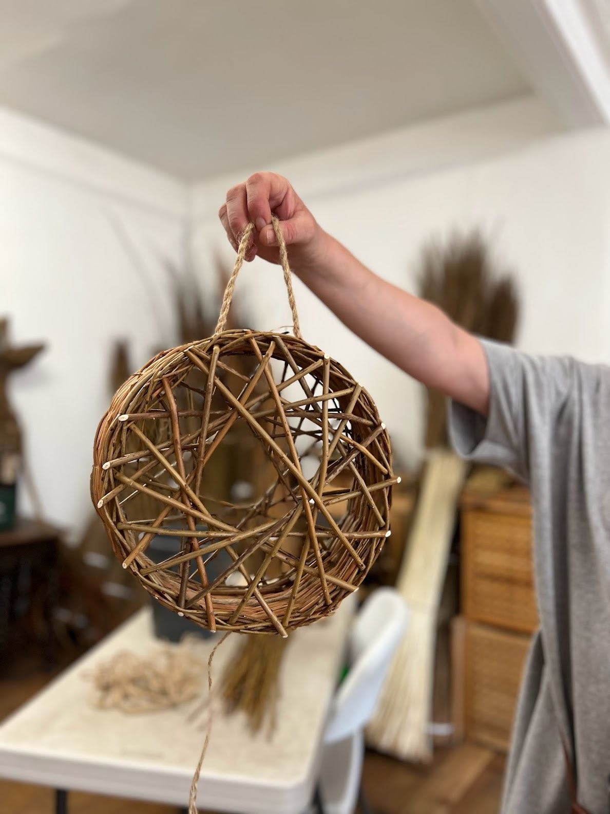 Willow Plant Hanging Basket Half Day Workshop with Joe Gregory