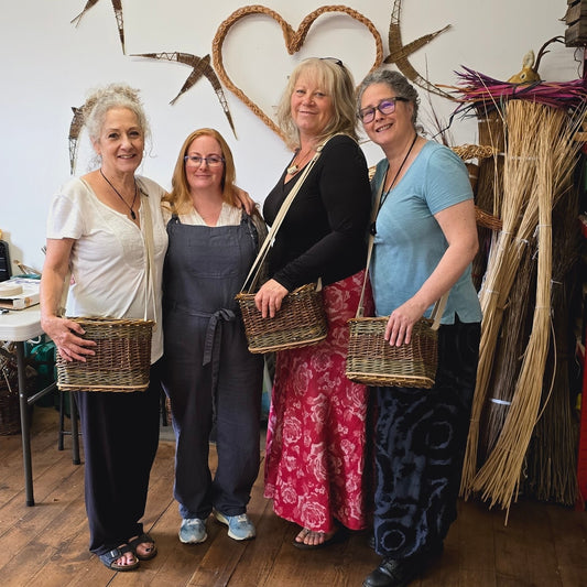 Willow Foraging Bag with Adjustable Hemp Strap One day course with Joe Gregory *FULL