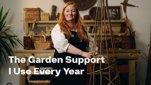 Willow Pea Climber & Plant Support – Step-by-Step Willow Weaving Tutorial