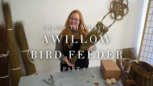 Learn to Weave: A Willow Bird Feeder || Tutorial