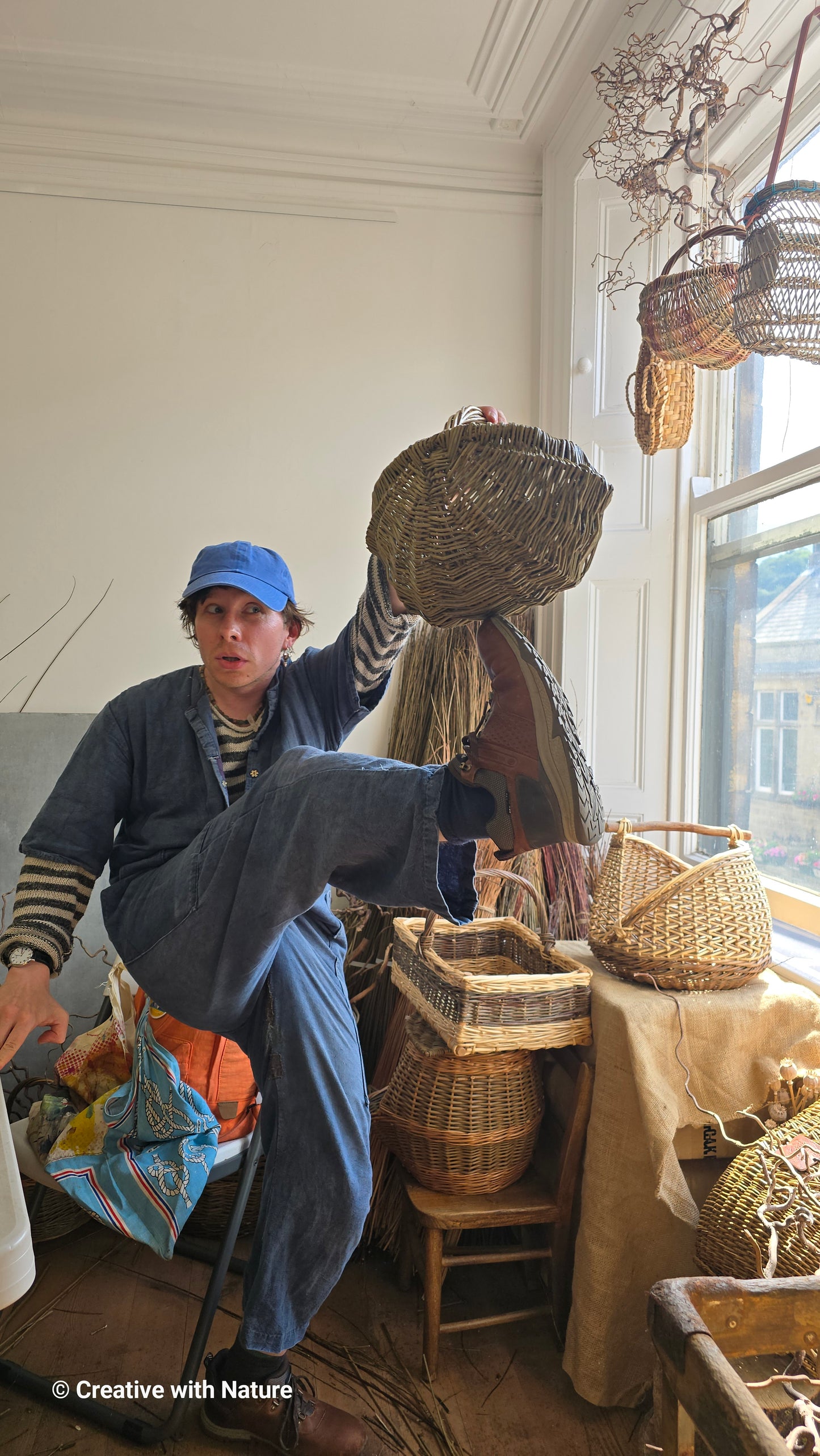 Traditional Frame Basket with Joe Gregory