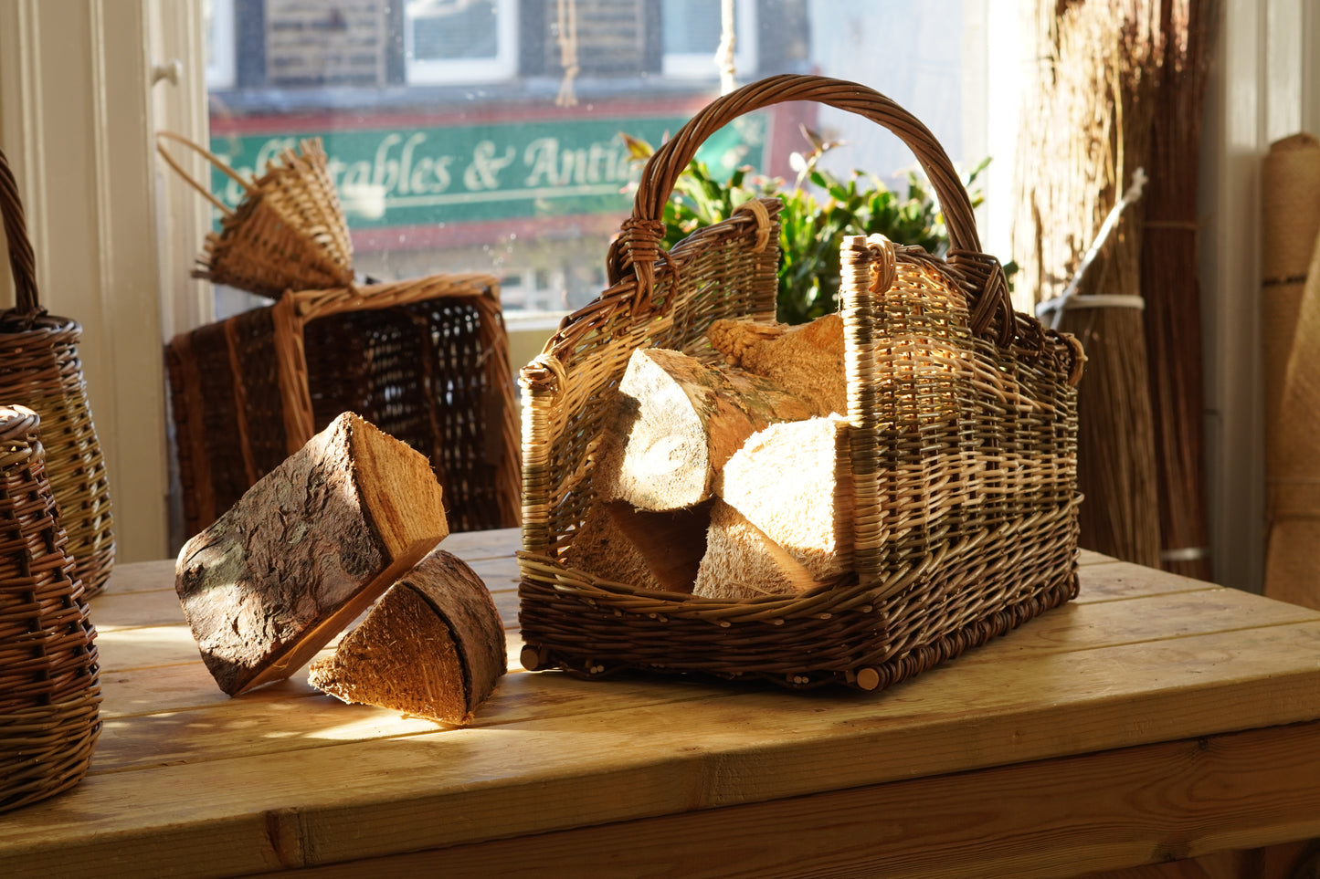 Square German Log Carrying Basket Workshop with Joe Gregory