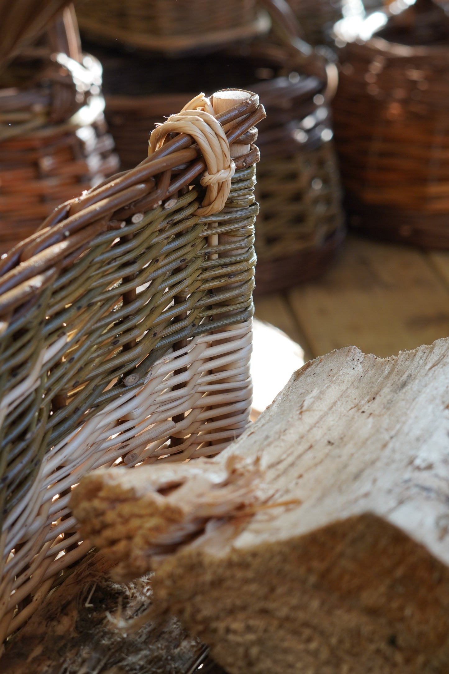 Square German Log Carrying Basket Workshop with Joe Gregory