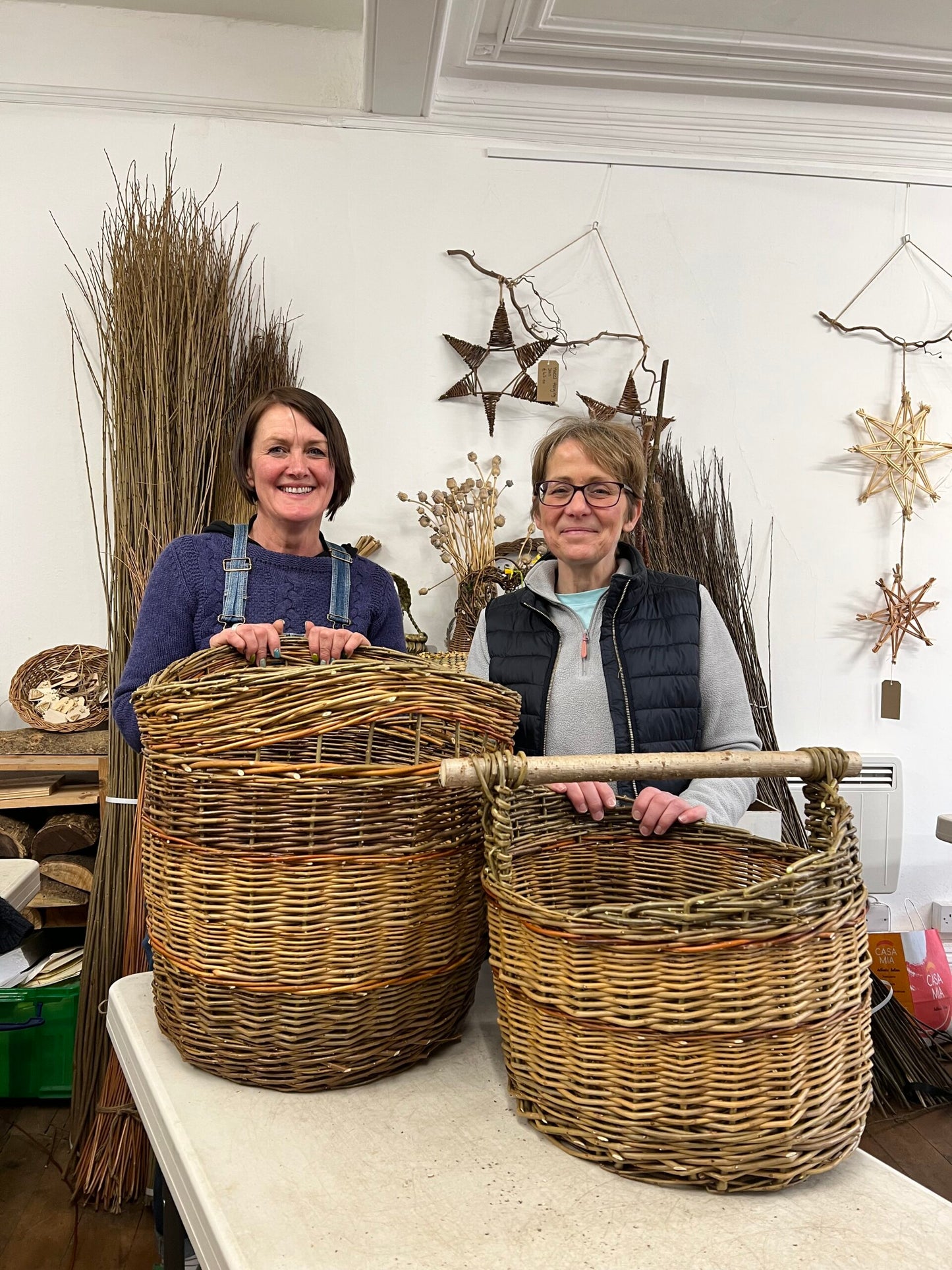 Willow Log basket Two Day Workshop with Joe Gregory