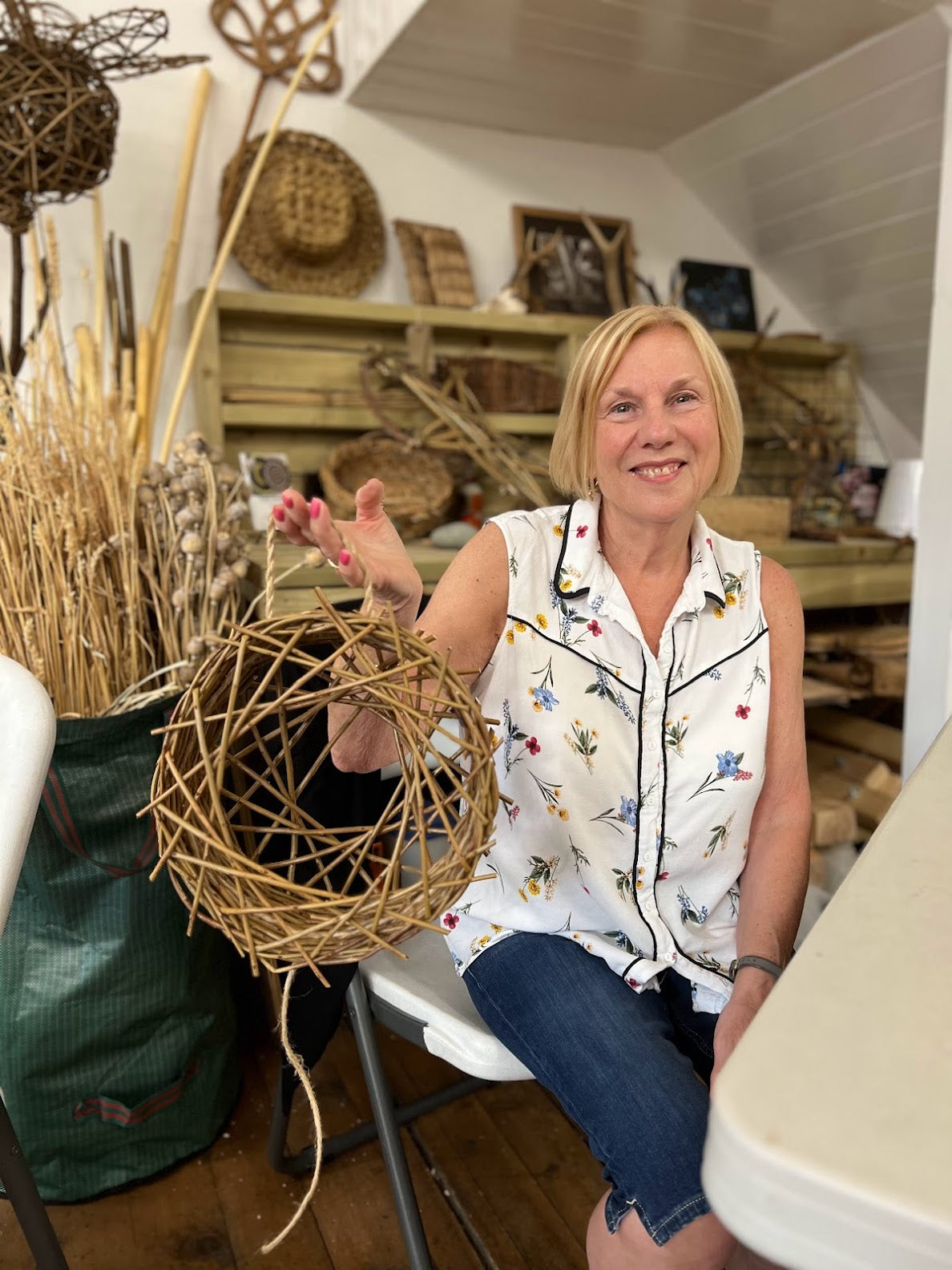 Willow Plant Hanging Basket Half Day Workshop with Joe Gregory