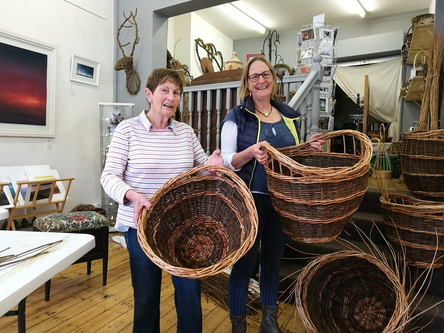Willow Log basket Two Day Workshop with Joe Gregory