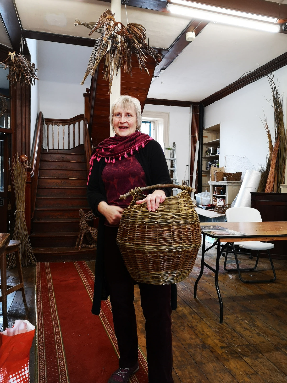 Willow Log basket Two Day Workshop with Joe Gregory
