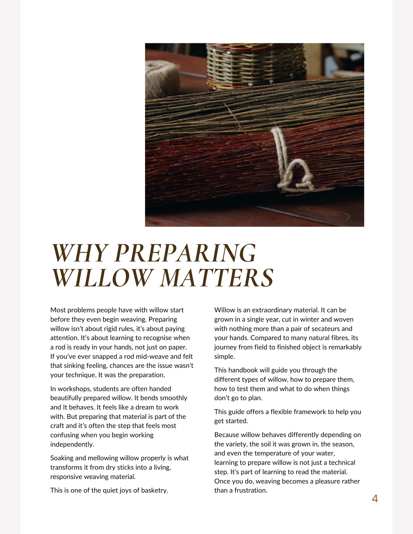 How to Prepare Willow PDF