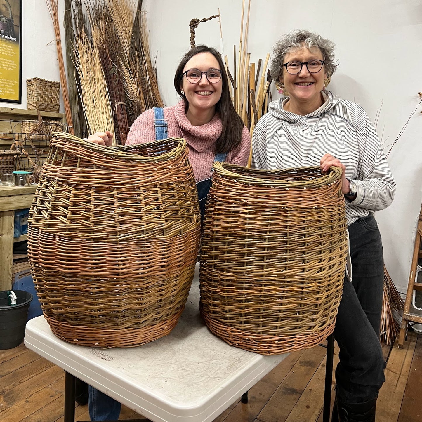 Willow Log basket Two Day Workshop with Joe Gregory
